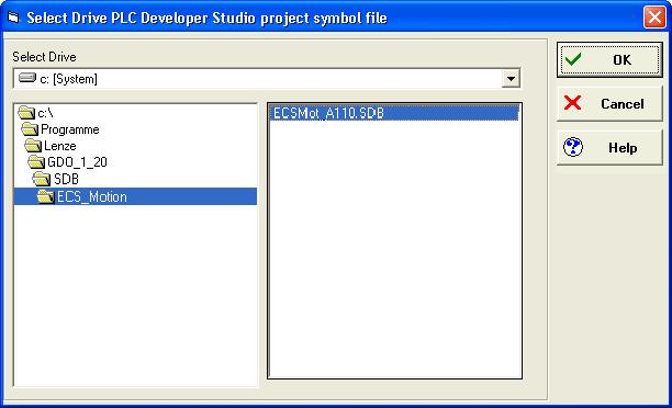 Click on the [ Connect device ] button. The dialog "Select Device" opens (Fig.9 5). The devices connected to the bus are listed under "Online". Fig.9 5 GDO view: Dialog "Select Device" 5.