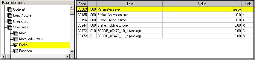 Commissioning Holding brake configuration 6 6.6 Holding brake configuration Tip! If you use a motor without a holding brake, you can skip this chapter.
