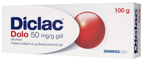 hu Diclac Dolo 50 mg/g gél, 100 g A Diclac Dolo magas diklofenák hatóanyag-tartalmú fájdalomcsillapító és gyulladáscsökkentő gél.