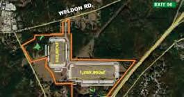 Site is for sale at $68,000 per acre Weldon Commerce Center Building 1 Weldon Road Palmetto, GA 30268 682,800 SF (213