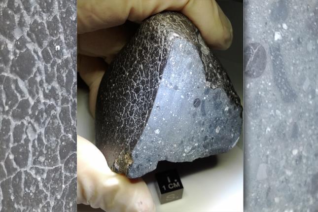 2,1 Mrd éve kristályosodott szilárd kőzetté a Mars felszínén vagy a kéreg legfelső rétegeiben, H 2 O mennyisége 10-szerese az SCN-nek NWA 7034 is the first Martian meteorite that is a breccia and
