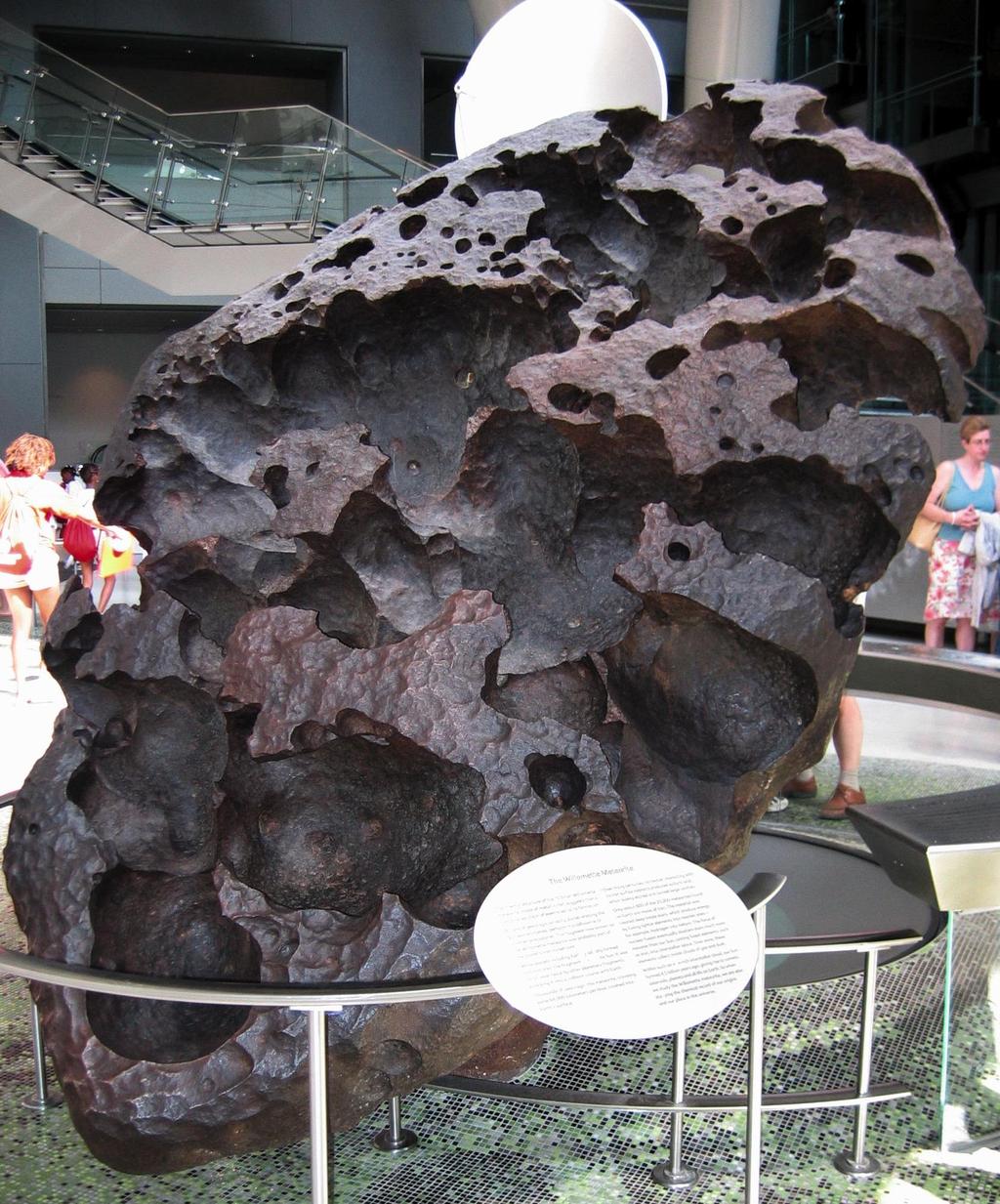 The Willamette Meteorite is an iron-nickel meteorite discovered in the USA.