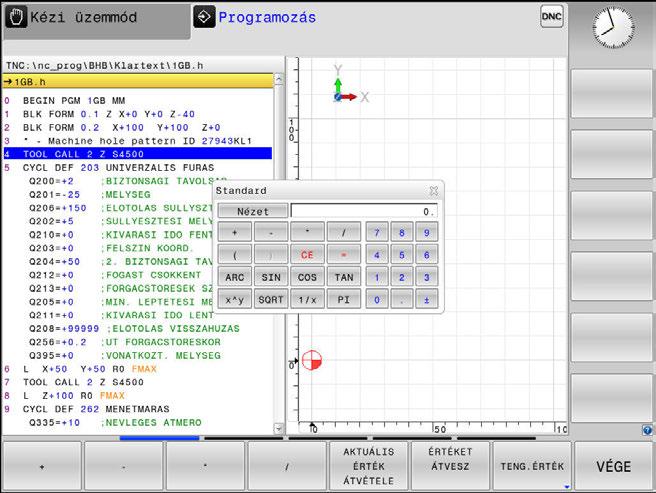 Programozási segédletek Számológép 6 6.8 Számológép Működés A vezérlő rendelkezik egy számológép funkcióval, mellyel elérhetők az alapvető matematikai funkciók.