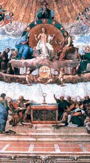 modo, sia viva immagine e storica ripresentazione del mistero stesso della Chiesa. Nell Eucaristia sta tutta la realtà della Chiesa, che ad essa si riferisce come sua fonte e culmine. Scrive P. L.