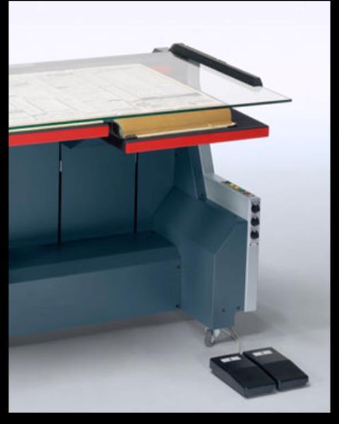 OT 180H 35 XL intelligens könyvasztallal A könyv maximális - súlya: 40 kg - mérete: 1025 x 610 mm - vastagsága: 350 mm A könyv súlyától független