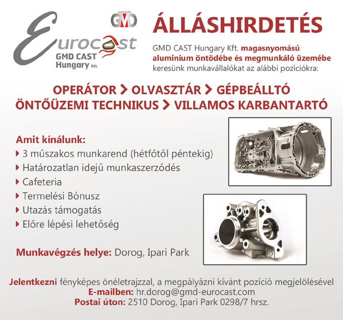 8 Jelentkezésekor tüntesse fel a Szuperinfó 2019. március 8. reklámújságot és a facebook megjelenésünket.