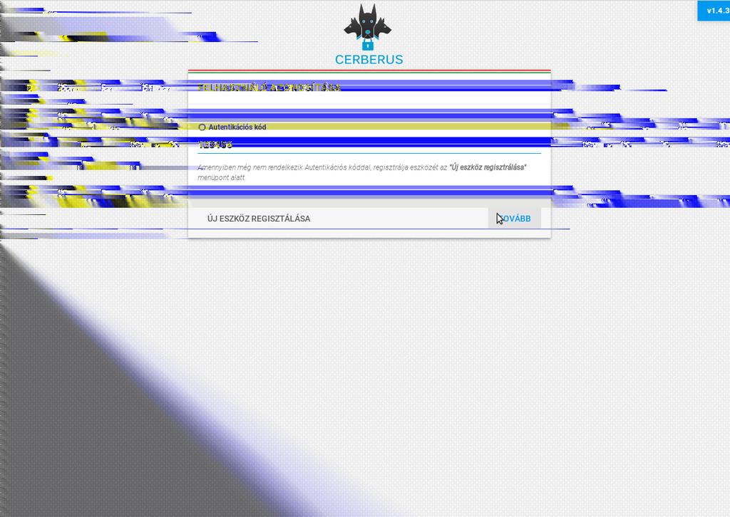 Ehhez a mobil eszközére lesz szüksége, amelyen a FreeOTP alkalmazást kell elindítania és meg kell érintenie a korábban felvitt KKSZB jelű elemet, az így megjelent