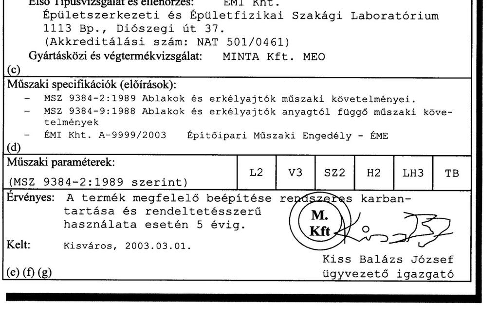 Segédlet a szállítói