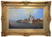 LAKATOS ARTÚR (1880-1968) Felvidéki táj, 1935 / Landscape 50x70 cm