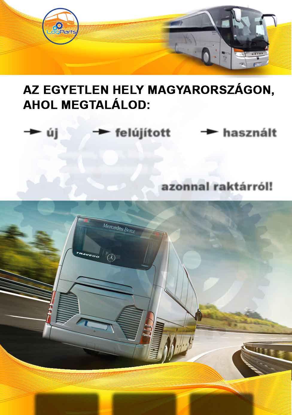 AUTÓBUSZALKATRÉSZEK SPECIALISTÁJA új felújított hsznált Setr,Neopln,MAN,Merees