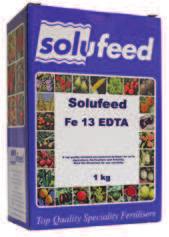 SOLUFEED CHELATED MICRONUTRIENTS required. THE SOLUFEED EDTA RANGE Calcium 9.5% Ca EDTA (Librel TM Ca) 125.