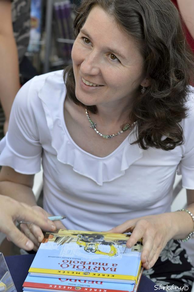 Mechler Anna a Kerék-mesék szerzője négy fiú édesanyja, aki nagyszerűen ért a gyermekek nyelvén.