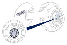 Ellenőrzések Félretankolás-gátló (dízel) * A mechanikus szerkezet a gázolajjal működő gépjárművek esetében megakadályozza a benzinnel történő tankolást és ezáltal a motor meghibásodását.
