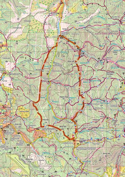 4. nap MÁRÉ-VÁRI KÖRTÚRA Útvonal: Zobákpuszta Hidasi-völgy Csurgó-forrás Máré-vár Magyaregregy erdei fürdő Pap-erdő Szöge-hegy Gesztenyés Zobákpuszta Napi útvonalhossz: 15,3 km Napi