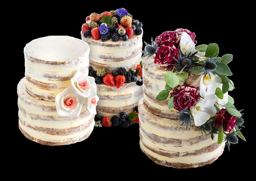 CSUPASZ TORTA A meztelen tortát saját stílusa alapján öltöztetheti fel Cukor- vagy élővirággal, gyümölccsel díszítve az összhatás lehet akár szeszélyes vagy romantikus.