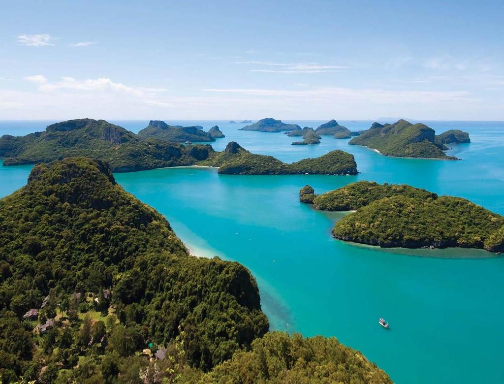 KOH SAMUI A Sziámi-öbölben található Surat Thani tartomány keleti partjától 35 km-re fekvő Koh Samui barátságos kialakítású, a legmagasabb színvonalú üdülési szolgáltatásokat kínálja páratlan