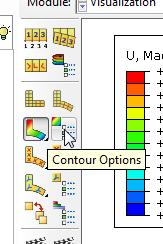 A Contour Options-ban a Limits fülön bekapcsolhatjuk a max/min helyek megjelenítését.