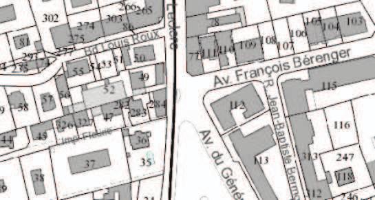 PERIMETRE Le périmètre de l orientation d aménagement et de programmation de Square Bènes figure au plan