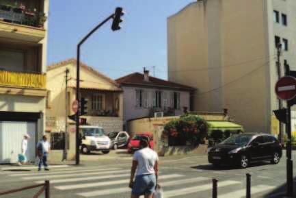Des îlots bâtis en cours de