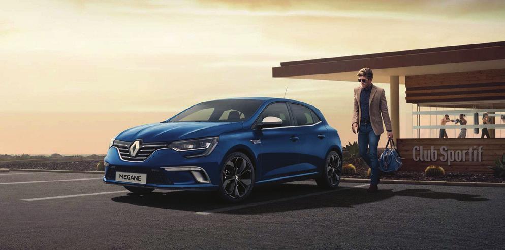 Renault MEGANE Technológia a siker útján LISTAÁR Motor Life Limited 2018 Intens GT Line TCe 115 FAP 5 299 000 5 799 000 6 149 000 TCe 140 FAP 5 999 000 6 349 000 6 649 000 TCe 140 FAP EDC 6 899 000 7