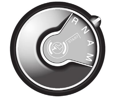 Biztonsági okokból: Az N fokozat csak lenyomott fékpedál mellett kapcsolható. Bármikor átkapcsolhat A fokozatból (automata mód) M fokozatba (kézi mód). Az A visszajelző lámpa a műszerfalon kialszik.