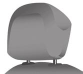 Ergonómia és kényelem Ülésmagasság (vezető) F A fejtámla eltávolításához nyomja meg a gombot, és húzza a fejtámlát felfelé.