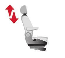 Fűthető első ülések vezérlése F Az ülés felemeléséhez húzza felfelé a kart, majd vegye le testsúlyát az ülésről.