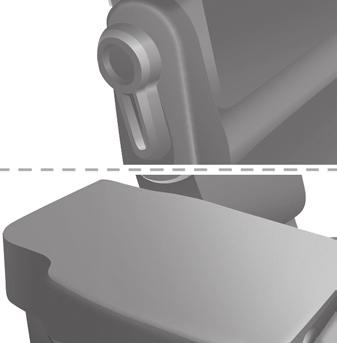 Ergonómia és kényelem Ne működtesse a funkciót, ha az ülést senki sem használja. Érzékeny bőrűek számára a maximális beállításon történő tartós használat nem javasolt.