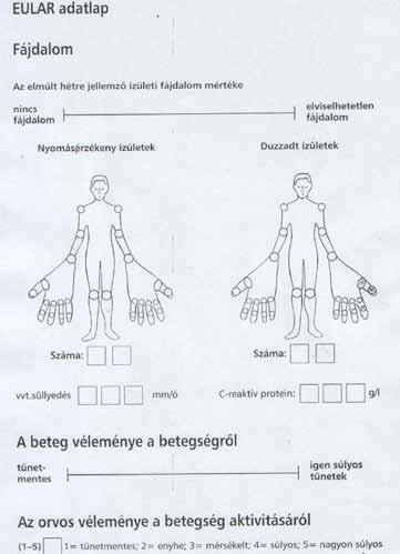 DAS28 Válasz DAS28 Végpont DAS csökkenés Jó < 3,2 > 1,2 Mérsékelt >3,2 és < 5,1 >0,6 és <1.