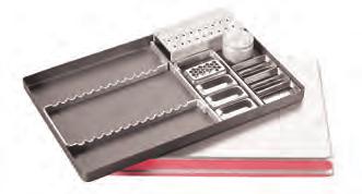 Tálca rendszerek Endo Norm-Tray/Mini-Tray Alu (DENTORAMA) Endo Norm-Tray Aluminium: 288 x 187 x