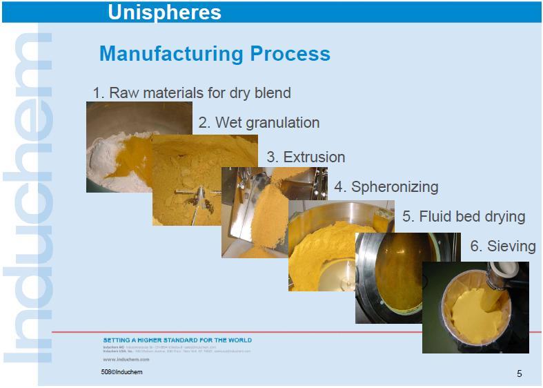 3 2. ábra: Unispheres gyöngyök gyártása Az Unispheres- Natural Series csoportba tartozó termékek, növényi származású összetevőket tartalmaznak ECOCERT minősítéssel rendelkeznek és ezáltal alkalmasak