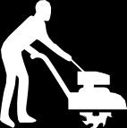 HASZNÁLATBAVÉTEL A kaparészt szabványosan ki kell kapcsolni, hogy elkerüljük azt, hogy a kapa az indítás pillanatában mozogni kezdjen.