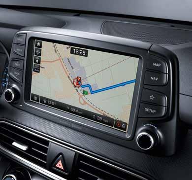 8 -os érintőképernyő A 8 -os érintőképernyő integrálja az 3D-s navigációs-, médiaés kapcsolódási lehetőségeket.