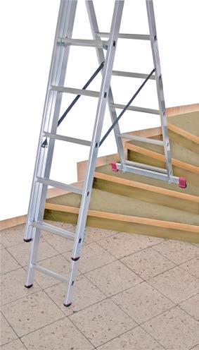 Alu VielzweckLeiter mit Treppenfunktion Aluminum multipurpose ladder with step function Aluminiowa drabina