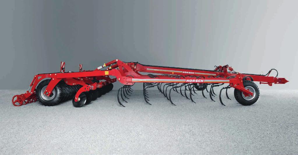 8 4 1 2 7 6 5 3 Tiger 6 XL 1 Csatlakoztatásokat hidraulikus/elektronikus csatlakozókkal 2 Támasztóláb 3 Tapintókerekek 4 Hatoszlopos kapamező 5 Egyengetőtárcsák 6 Gumikerekes tömörítő 7 TopRing