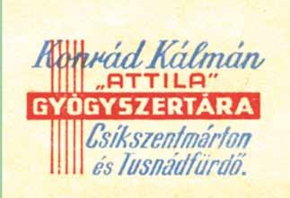 Jakabházy Zsigmond (1867-1945) a Kísérleti gyógyszertan és gyógyszerisme tanára, rövid ideig felfüggesztette oktatói munkáját és birtokán, Siménfalván orvosi gyakorlatot folytatott, majd 1920-ban