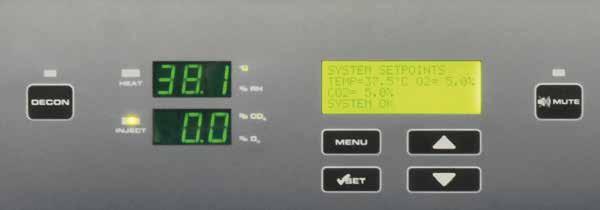 CO 2 inkubátorok CO2 kontroll: 0-20 % Akár 95 %-os páratartalom