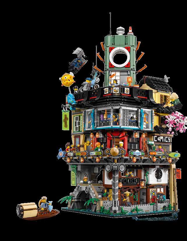 LEGO NINJAGO TÖRTÉNETE LEGO NINJAGO City egy ősi hely, amely NINJAGO szigetének tengerpartján található.