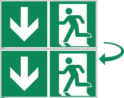 egyoldalas mentési jelek Rescue signs, one-sided, 150 x 150