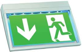 buttons incl. 1 standard set of pictograms acc. ISO 7010 (emergency exit, escape route left / right) Szerelési mód Formátum, mm (H x M x V) Mounting type Format mm (L x W x H) 626.003.