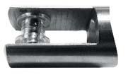 tartomány Alkalmas cső Furat Csavar Tábla rögzítő domború fejű csavarral Tube connector with rounded connection pin for signs mounting Tube connector with rounded connection pin Diameter Clamping