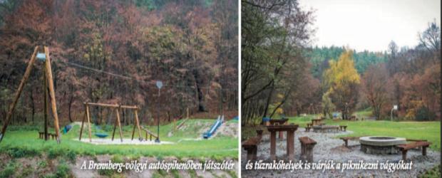 A Soproni-hegységben személygépkocsival járható gerincutak mentén parkolók, szalonnasütők, piknikező helyek, valamint kiépített források nyújtanak megfelelő helyszínt a pihenéshez.