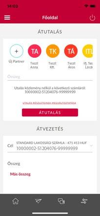 Banktól érkezett üzeneteit és használhatja az