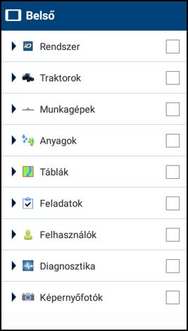 1. A bejárást követően helyezzen egy USB-tárolót a GFX-750 kijelző egyik üres portjába. 2. A Precision-IQ kezdőképernyőjén érintse meg az Adatátvitel gombot. 3.