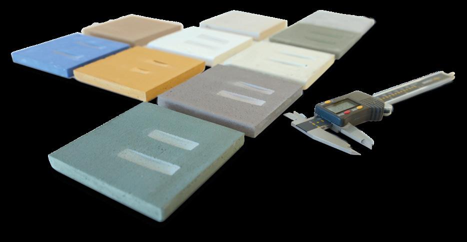 Innováció A kreatív, tartós, homogén, ellenálló Fugabella Color annyira zseniális és sokoldalú anyag, mint az emberi