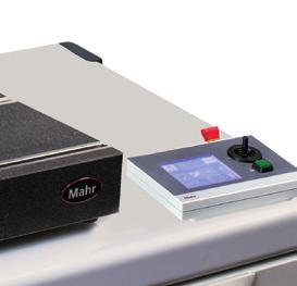 MarSurf PCV 200 előtolókészülék MarSurf ST 500 mérőállvány befogóval Kalibráló készlet Kézi kezelőpult MCP 23 XY-asztal CT 300 Műszaki adatok Méréstartomány Tapintási szakaszok Mérőerő Letapogatási