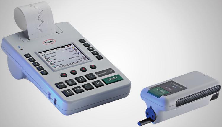 MarSurf M 300. Mobil érdességmérő készülék MarSurf M 300, az első mobil érdességmérő készülék választható vezeték nélküli kapcsolattal (Bluetooth) az előtoló készülékhez.