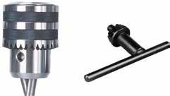 FÉMMEGMUNKÁLÁS Kiegészítők MB-szériához Fúrótokmány-felfogó adapter 16mm (MB502-höz) ffmenet: 5/8 x 15 mm AG fftengelyhossz: 61 mm ffátmérő: Ø 35 mm ffrögzítés: M 24 Fúrótokmány Fúrótokmány kulccsal
