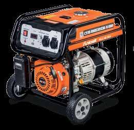 MŰHELYTECHNIKA PG-E 40 SRA / 800 SRA / PG-E 60 SEA / PG-E 80 TEA Benzinmotoros szinkrongenerátoros áramfejlesztők igényes felhasználóknak ffrövid ideig akár a névleges teljesítmény
