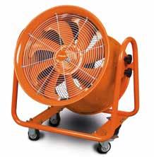 ventilátor ipari felhasználásra ffnedves levegő, forró levegő, hegesztési vagy egyéb füst, kipufogógáz vagy szag kivonására fffriss levegő szállítása a rosszul szellőztetett helyekre ffalkalmas nagy